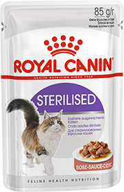 фото Royal Canin Sterilised (в соусе)-Роял Канин для стерилизованных в соусе, 85 гр - зоомагазин 4 лапы