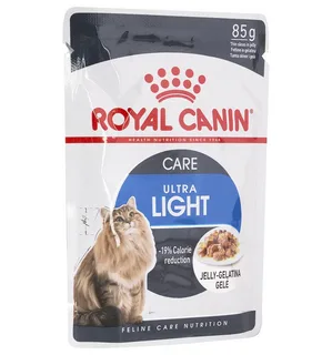 фото Royal Canin Ultra Light-Роял канин лайт для кошек склонных к ожирению, 85 гр - зоомагазин 4 лапы
