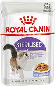 фото Royal Canin Sterilised (в желе)-Роял Канин для стерилизованных в желе, 85 гр - зоомагазин 4 лапы