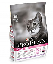 картинка Pro Plan (Про План) - Delicate, Деликейт для взрослых кошек с индейкой,кг от магазина