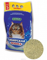 картинка Наполнитель Сибирская Кошка комкующийся 5л от магазина