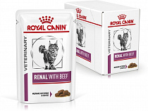 картинка Royal Canin Renal Cat Pouch (при почечной недостаточности) , 85 гр от магазина