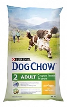 фото Dog Chow (Дог чау) - Adult Large, корм для взрослых собак крупных пород с курица , 14 кг - зоомагазин 4 лапы