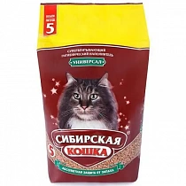 картинка Впитывающий наполнитель Сибирская кошка Универсал 5л от магазина
