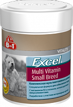фото Excel 8 in 1 Мультивитамины для собак мелких пород 70 таб - зоомагазин 4 лапы