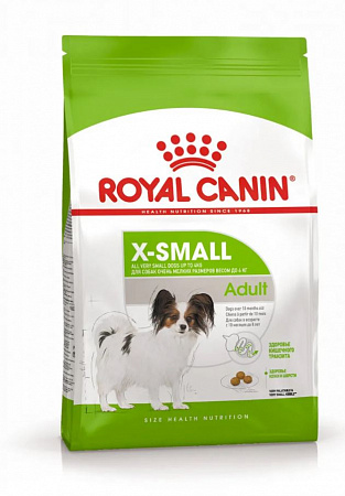 фото Сухой корм Royal Canin X-Small Adult сухой корм для взрослых собак миниатюрных пород - зоомагазин 4 лапы