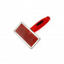 картинка Пуходерка Kudi красная с каплей резиновая ручка малая от магазина