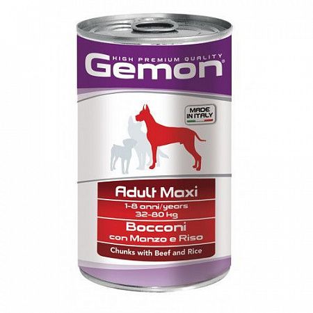 фото Gemon влажный корм для собак 1250гр - зоомагазин 4 лапы