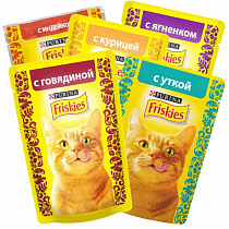 картинка Влажный корм Friskies для взрослых кошек, 85 гр от магазина