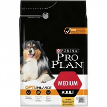 картинка PRO PLAN® OPTIBALANCE® для взрослых собак средних пород, с курицей, 1 кг от магазина