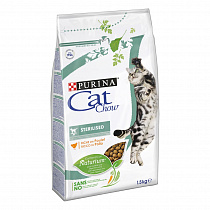 фото Cat Chow (Кет чау) - Sterilized, корм для стерилизованных котов и кошек, 1,5 кг - зоомагазин 4 лапы
