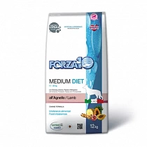 картинка Forza 10 medium diet hupoallergenic Форза 10 медиум диет сухой корм для взрослых средник собак, 12 кг от магазина